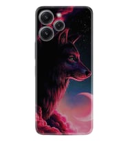 Xiaomi Redmi 12 128 GB 4 GB Ram Kılıf Desenli Silikon Wolf and Moon 1380