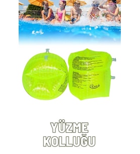 Parlak Lens Desenli Yeşil Her Yaşa Uygun Yürüyen Kolluk, Deniz Havuz İçin Şişme Yüzme Kolluk, Tatil