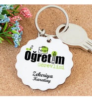 İsme Özel Öğretim Görevlisi Papatya Anahtarlık