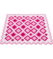 El Yapımı Tığ İşi Granny Square Battaniye (Pembe) Renkli Motifli, El Örgüsü, Bebek Ve Koltuk İçin,