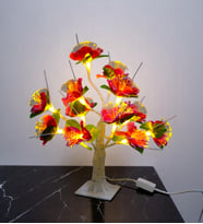 Dekoratif LED'li Çiçek Lamba - 35 cm