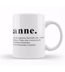 Anneler Günü Annelere Hediye Kupa Bardak Porselen