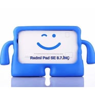 Xiaomi Redmi Pad SE 8.7inç Kılıf Çocuklara Özel Silikon Case (Mavi)