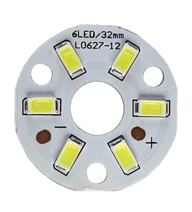 5730 12V 3W 32mm Beyaz Led Modül Aluminyum Pcb 6 Led Lamba Aydınlatma