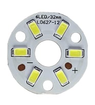 5730 12V 3W 32mm Beyaz Led Modül Aluminyum Pcb 6 Led Lamba Aydınlatma
