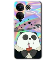Tecno Camon 20 Pro 5G Kılıf HD Desen Baskılı Kılıf - Milkshake Panda
