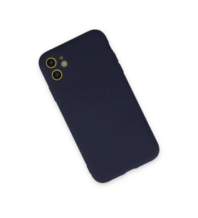 İphone 11 Kılıf Nano İçi Kadife  - Lacivert