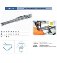 Bant Reçme İkiye Katlama Apara 18x9mm / UMA-15