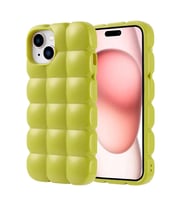 Apple iPhone 15 Kılıf Parlak Esnek Silikon Zore Dom Dom Kapak