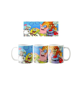 Ghostbastır Design Sünger Bob Kupa Bardak Tek Adet K0126