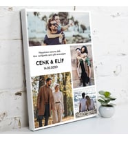Sevgililer Günü Hediyesi Fotoğraf Baskılı Kanvas