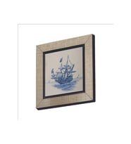 Hollanda Deseni Baskılı MDF Magnet 7X7