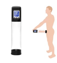 EROTICA LCD Ekran Dijital Göstergeli Profesyonel Tam Otomatik Penis Vakum Pompası
