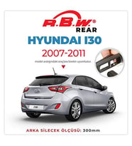 RBW Arka Silecek Hyundai i30 2007-2011 ile uyumlu (Siyah)