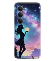 Xiaomi Redmi 15 Kılıf Boutique Baskılı Resimli Woman in Moon Pcode -005