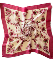 Pamuklu Yazma, yemeni, tülbent, pamuklu, terletmez, işlenmemiş (Pembe)