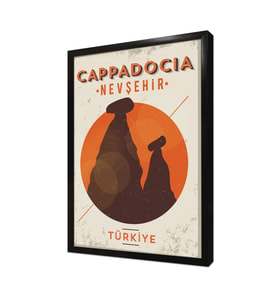 Kapodokya Çerçeveli Mdf Tablo