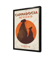 Kapodokya Çerçeveli Mdf Tablo