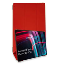 Newface Apple iPad Pro 12.9 (2021) Kılıf Tablet Smart Kılıf - Kırmızı