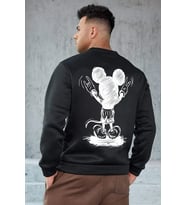 Unisex Usual Suspect Bisiklet Yaka Sweatshirt (Siyah)