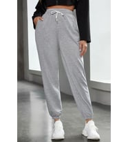 Unisex Sportif Eşofman Altı (Gri)