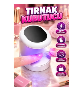 Mini Taşınabilir 16W UV LED Kalıcı Oje Jel Tırnak Kurutucu Fototerapi Makinesi