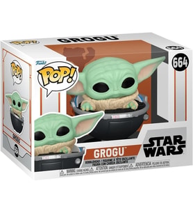 Funko Yıldız Savaşları: Mandaloryalı - Pram Ile Grogu (Krem)