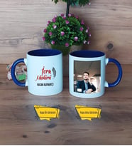 İcra Müdürü Kupa Bardak Lacivert Fotoğraflı