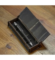 Kişiye Özel Ahşap Kutulu Metal Kalem (Siyah)