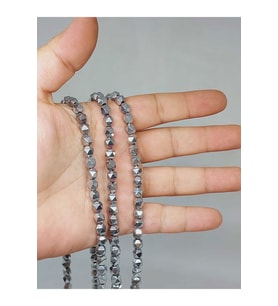 Hematit Taşı Şekilli 5*5.5mm Dizi (52338)
