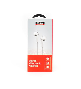 ITHINK KULAKİÇİ STEREO MİKROFONLU KULAKLIK KL-270 BEYAZ