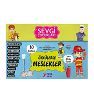 3. ve 4. Sınıflar İçin Sevgi Çocukları Öykülerle Meslekler 10 Kitap