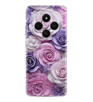 Xiaomi 14C Kılıf Boutique Baskılı Resimli Mor Güller Pcode -029
