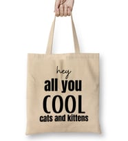 Hey All You Cool Cats And Kittens Bez Çanta Uzun Saplı