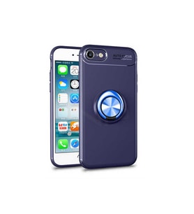Apple iPhone SE 2022 Uyumlu Kılıf Zore Ravel Silikon Kapak (Mavi)