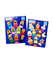 2 Set - 20 Parça Tox Emojiler ve Evcil Hayvanlar Parmak Kukla T106 T772