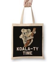Koala Ty Time Cute And Funny Koala Pun Bez Çanta Uzun Saplı