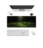 SonicTouch Klavye Mousepad 32x70cm Dikişsiz Pürüzsüz Sıvı Geçirmez Kaymaz Taban Yosun Vadisi