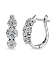 0.77 Ct Coronet Pırlanta Küpe CORK9