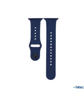 ScHitec 42-49mm Yeni Nesil Apple Uyumlu Akıllı Saat Kordonu Silikon Lacivert