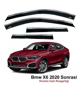 Bmw X6  Kromlu Cam Rüzgarlığı Niken 2020 Sonrası