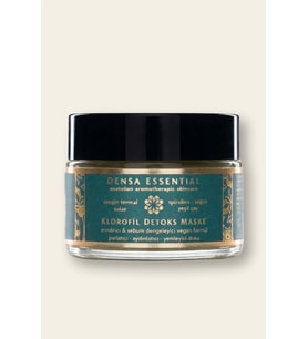 DENSA Essential Klorofil Detoks Maske 50 ml Spirulina, Yeşil Çay, Centella Gözenek Arındırıcı Yüz Maskesi