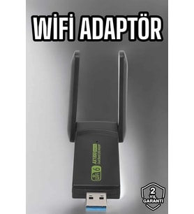 Wifi Adaptör Çift Bantlı Kablosuz Wifi Adaptörü