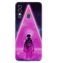 Tecno Spark 8T Kılıf Resimli Desenli Silikon Platinium Series Astro Purple2 1907