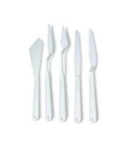 Plastik Spatula Spatül 5'li Set