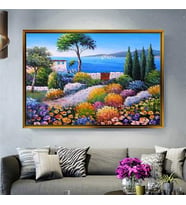 Altın Çerçeveli dekoratif tablo a665 (Gold)