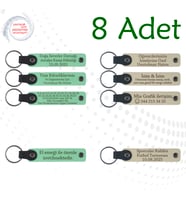 Yeşil & Sütlü Kahve, Tarih Öğretmeninden Dönem Sonu Hediyesi, 8’li Set, Kişisel Mesajlı Hediyelik