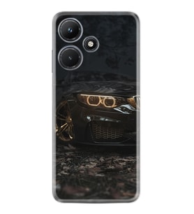 Infınix Hot 30i Kılıf Silikon Desen Özel Seri Black Car 1768