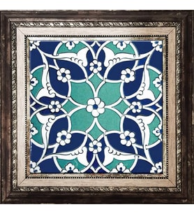 Armada Çini 20x20 Cm Ac 80 Selçuklu İznik Desen Kütahya Çini Pano
