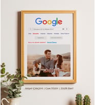 Babaya Özel Ahşap Çerçeve– Babalar Günü Hediyesi, Babaya Doğum Günü Hediyesi, Yıl Dönümü Hediyesi, Kişiye Özel Hediye, Fotoğraflı Hediye, Google Çerçevesi